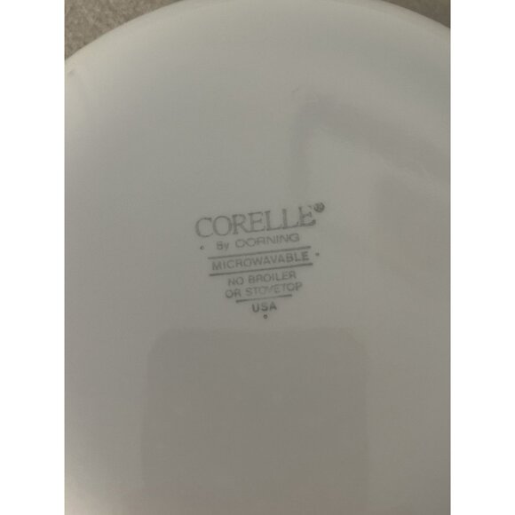 Corelle White Bowl With Red & Green Stripes - Picture 3 of 3